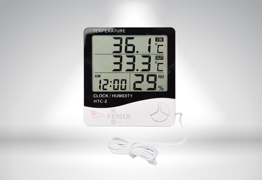 HTC-2 TERMOHIGRÓMETRO DIGITAL DOBLE CON SONDA
